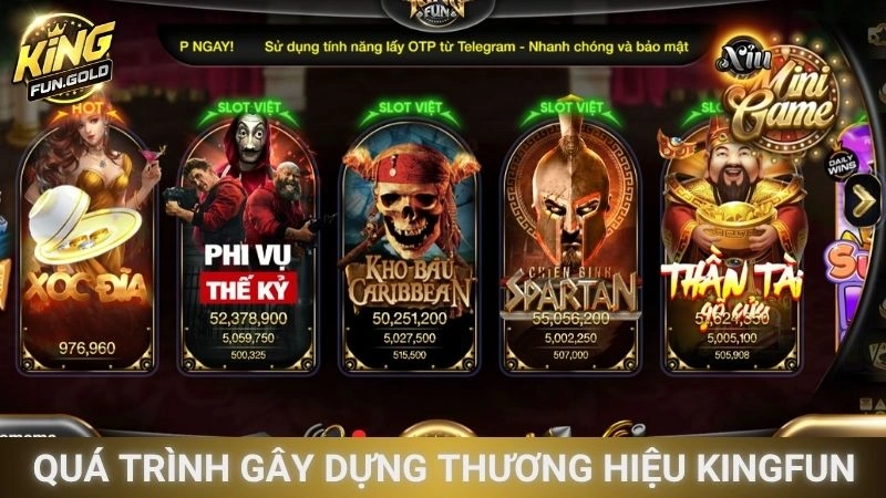 Quá trình gây dựng thương hiệu Kingfun